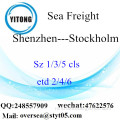 Shenzhen Port LCL Consolidatie Naar Stockholm